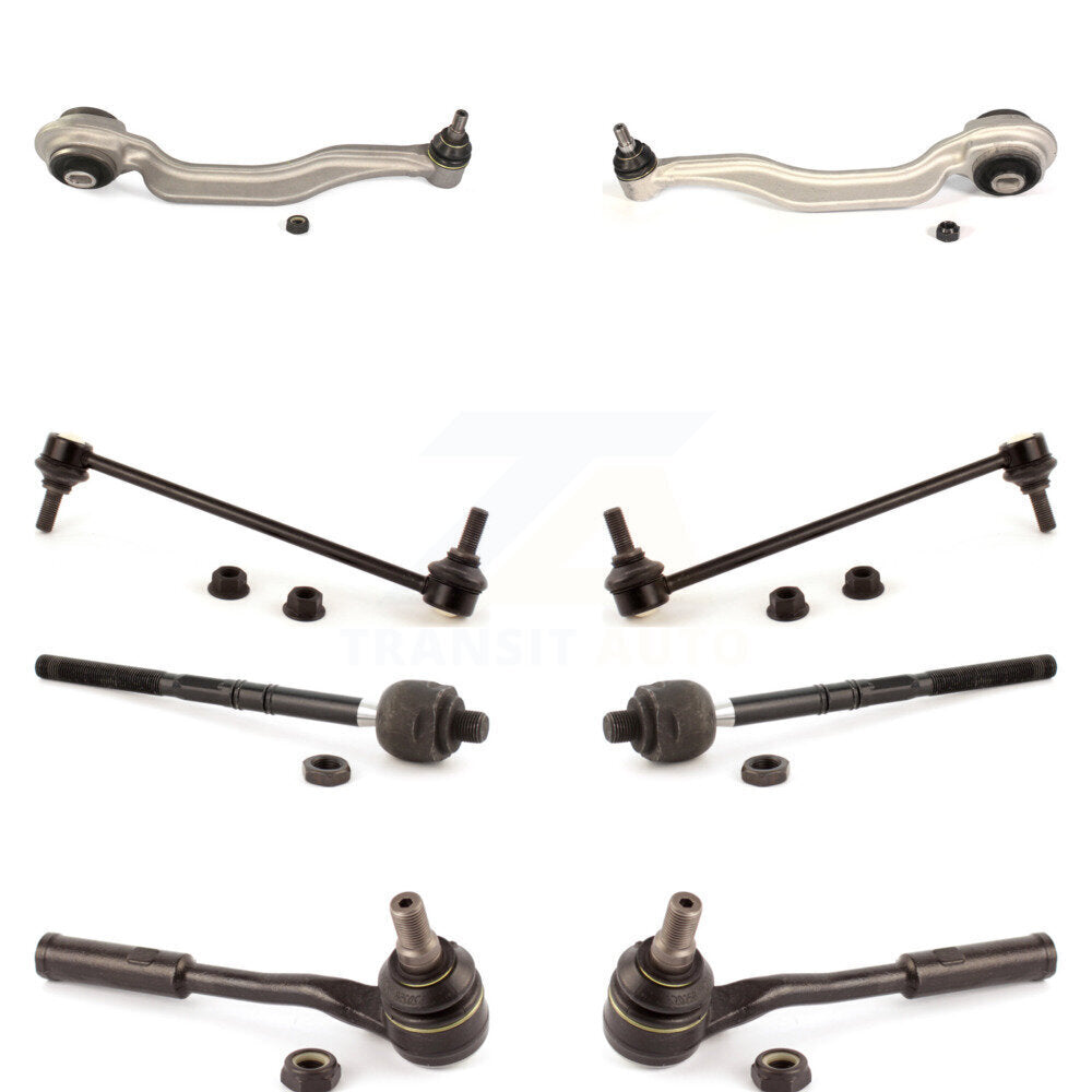 Arm Ball Joint Tie Rod End Link Front Kit (8Pc) For 05-06 Mercedes-Benz SL55 AMG