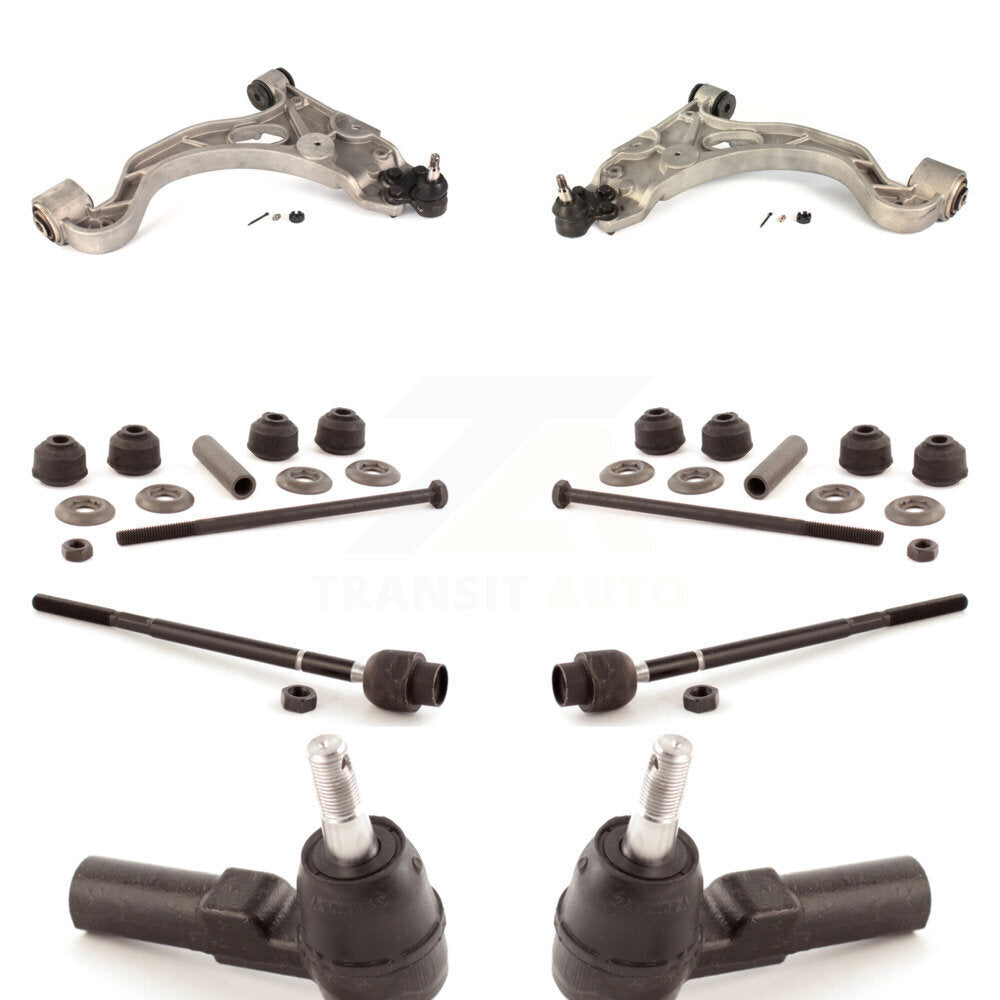 Arm & Ball Joint Tie Rod End Link Front Kit (8Pc) For Pontiac Bonneville Aurora