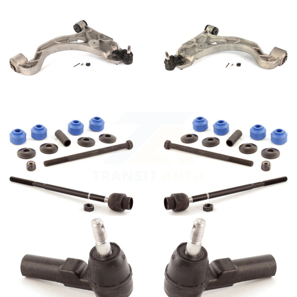 Arm & Ball Joint Tie Rod End Link Front Kit (8Pc) For Pontiac Bonneville Aurora