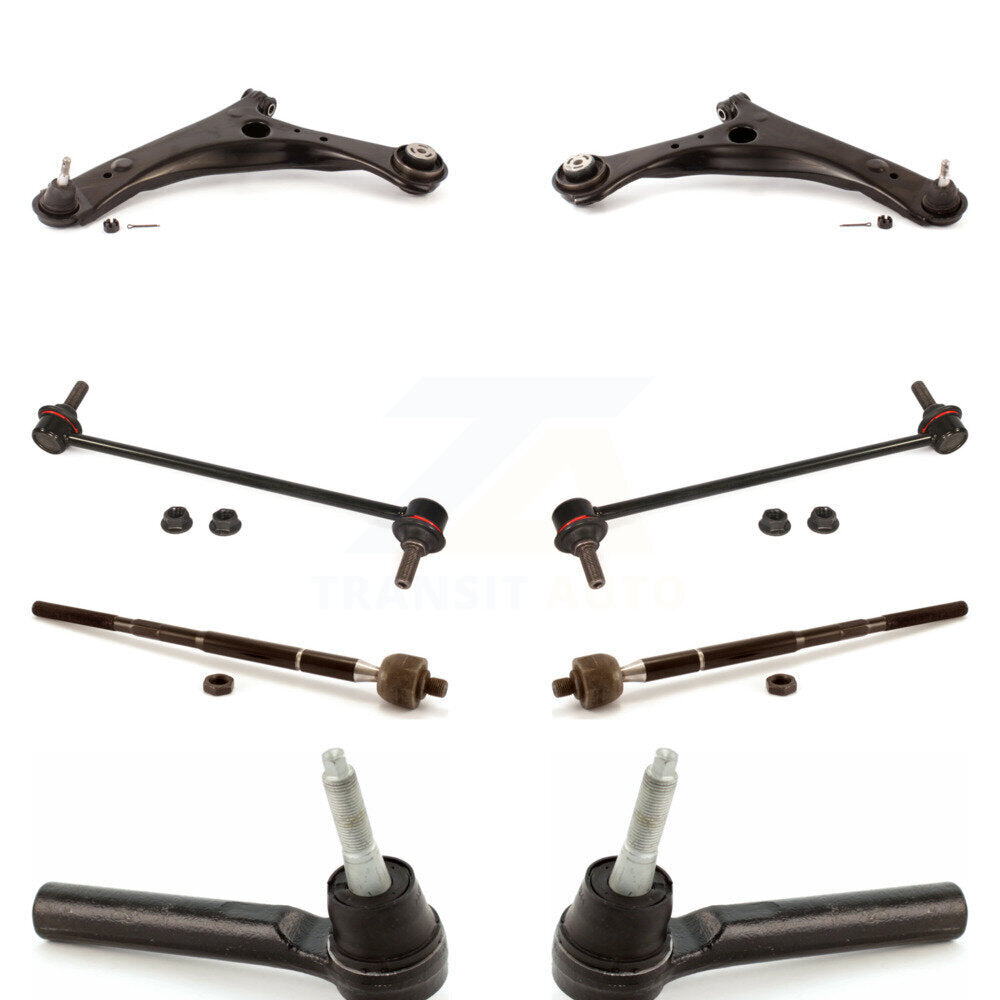 Arm Ball Joint Tie Rod End Link Front Kit (8Pc) For Dodge Grand Caravan Chrysler