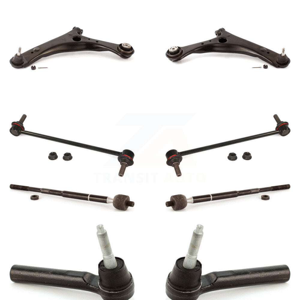 Arm Ball Joint Tie Rod End Link Front Kit (8Pc) For Dodge Grand Caravan Chrysler