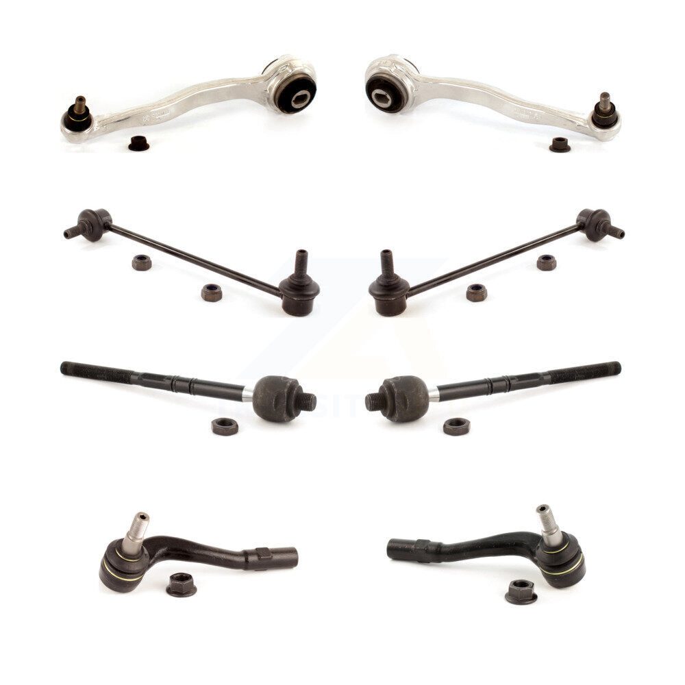 Arm Ball Joint Tie Rod End Link Front Kit (8Pc) For Mercedes-Benz C230 C240 C280