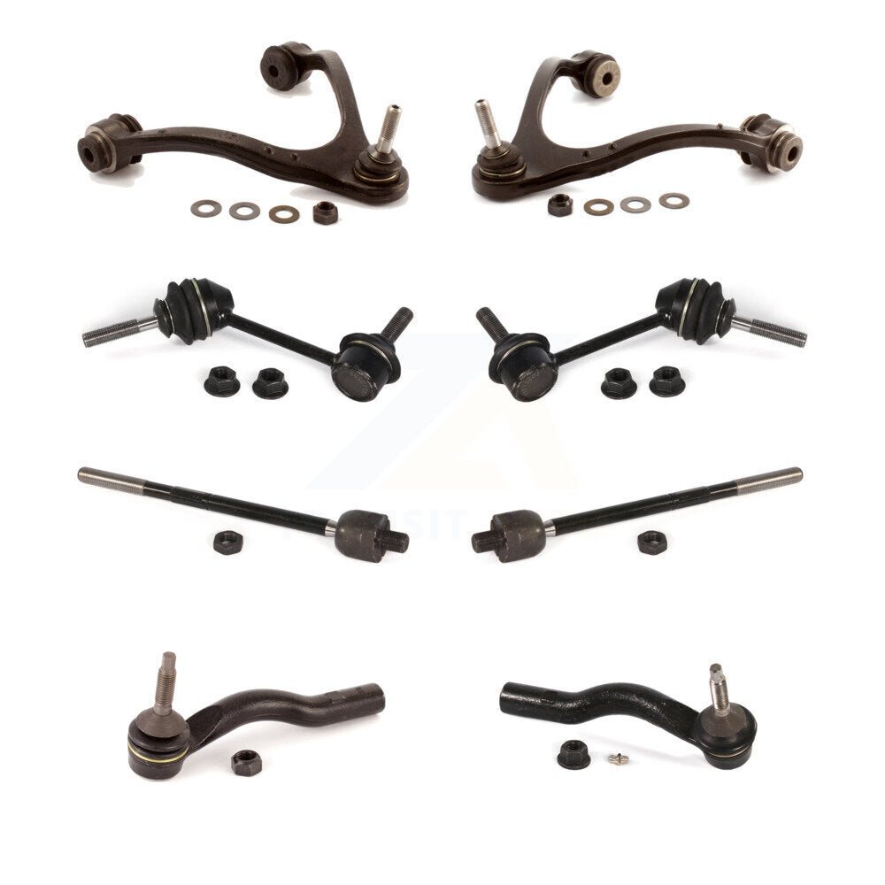 Arm Ball Joint Tie Rod End Link Front Kit (8Pc) For Ford Crown Victoria Lincoln
