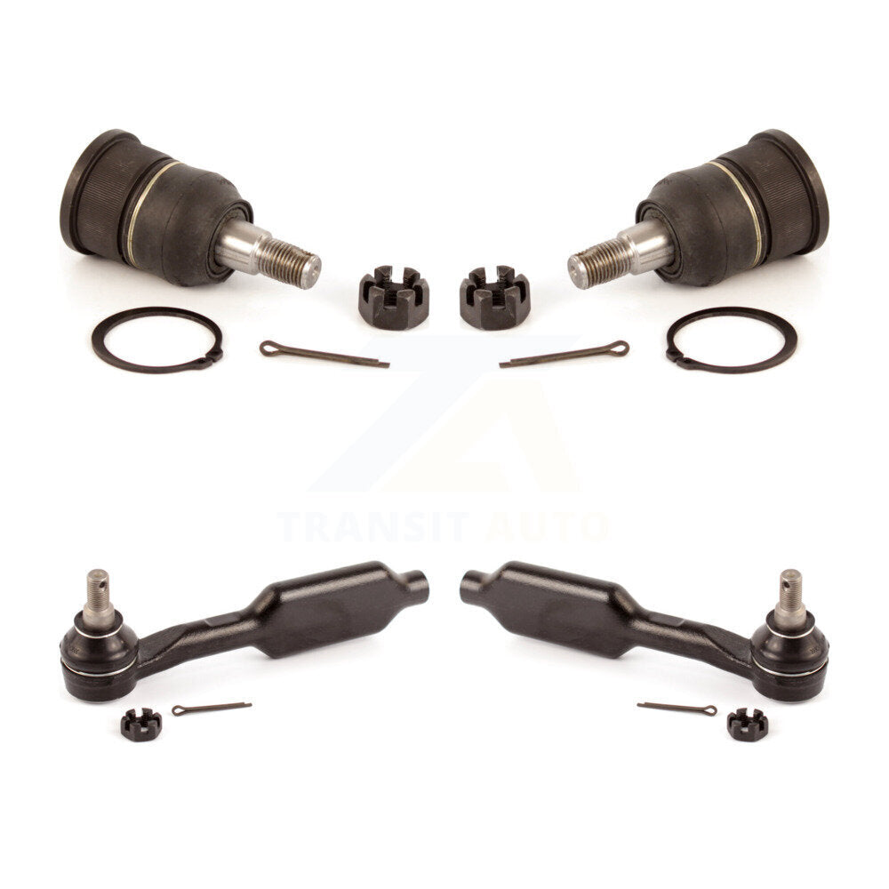 Ball Joint & Tie Rod End Front Kit For Honda Odyssey With Cast Iron Control Arm