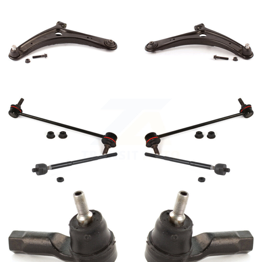 Arm Ball Joint Tie Rod End Link Front Kit (8Pc) For Mitsubishi RVR Lancer Sport