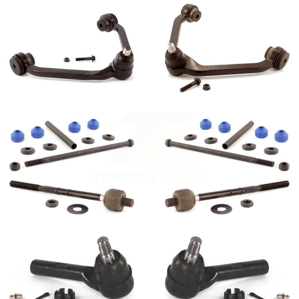 Arm And Ball Joint Tie Rod End Link Front Kit (8Pc) For Ford Explorer Sport Trac