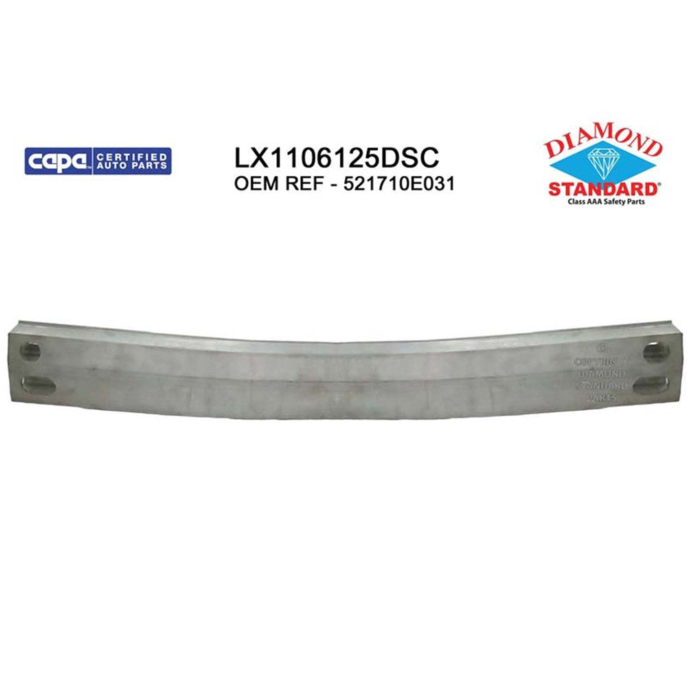 Rear Bumper Impact Bar 2010-2015 Lexus Rx350, Rx450h