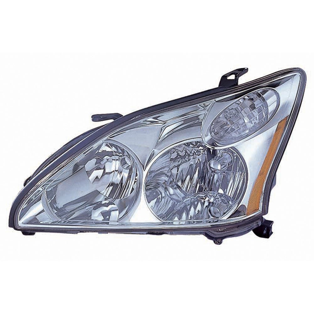 Front Left Driver Side Halogen Headlight Lens And Housing 2004-2009 Lexus Rx330, Rx400h, Rx350