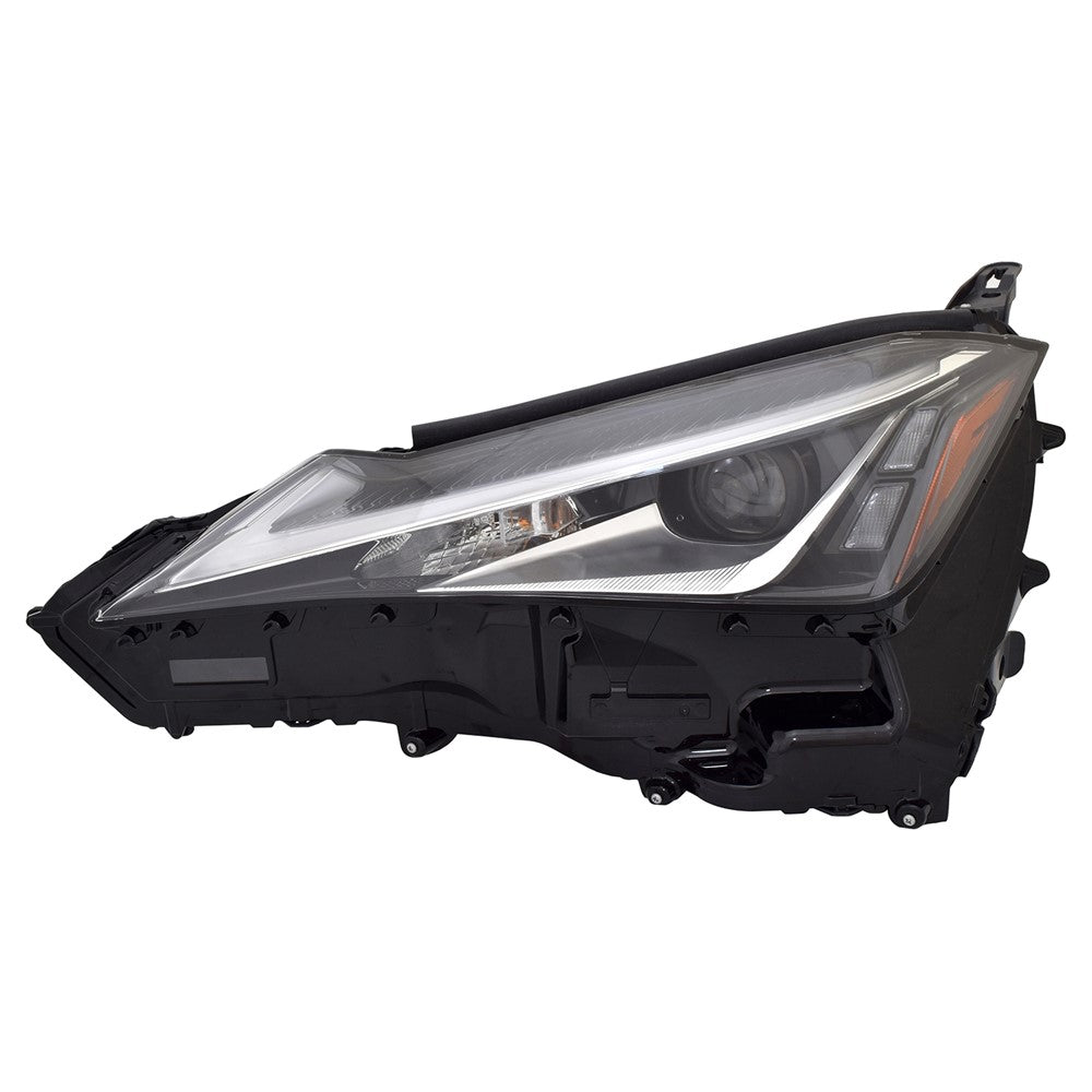 Front Left Driver Side Single Beam Led Headlight Lens And Housing 2019-2022 Lexus Ux200, Ux250h