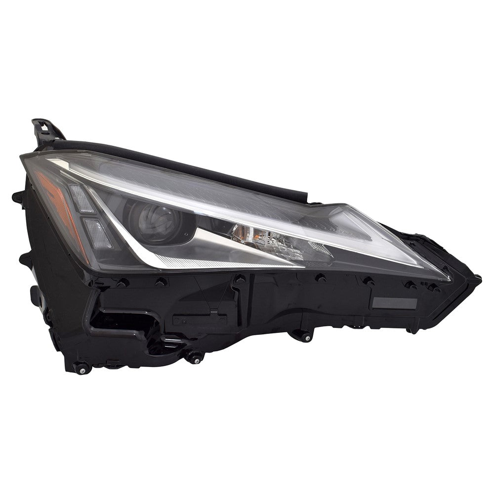 Front Right Passenger Side Single Beam Led Headlight Lens And Housing 2019-2022 Lexus Ux200, Ux250h