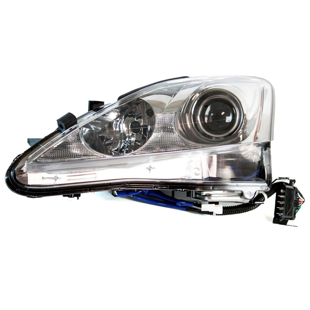 Front Left Driver Side Hid Headlight Lens And Housing 2009-2010 Lexus Is250, Is350