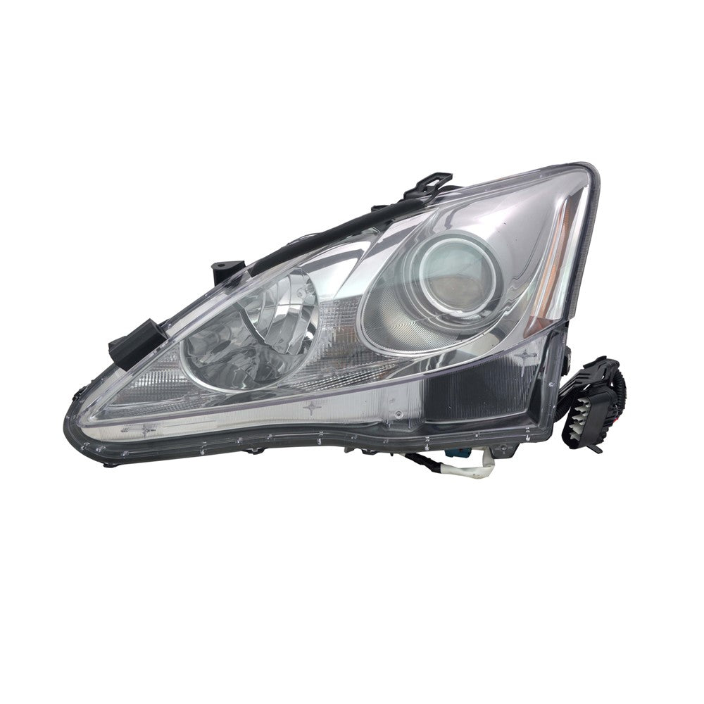 Front Left Driver Side Halogen Headlight Lens And Housing 2011-2015 Lexus Is250, Is350