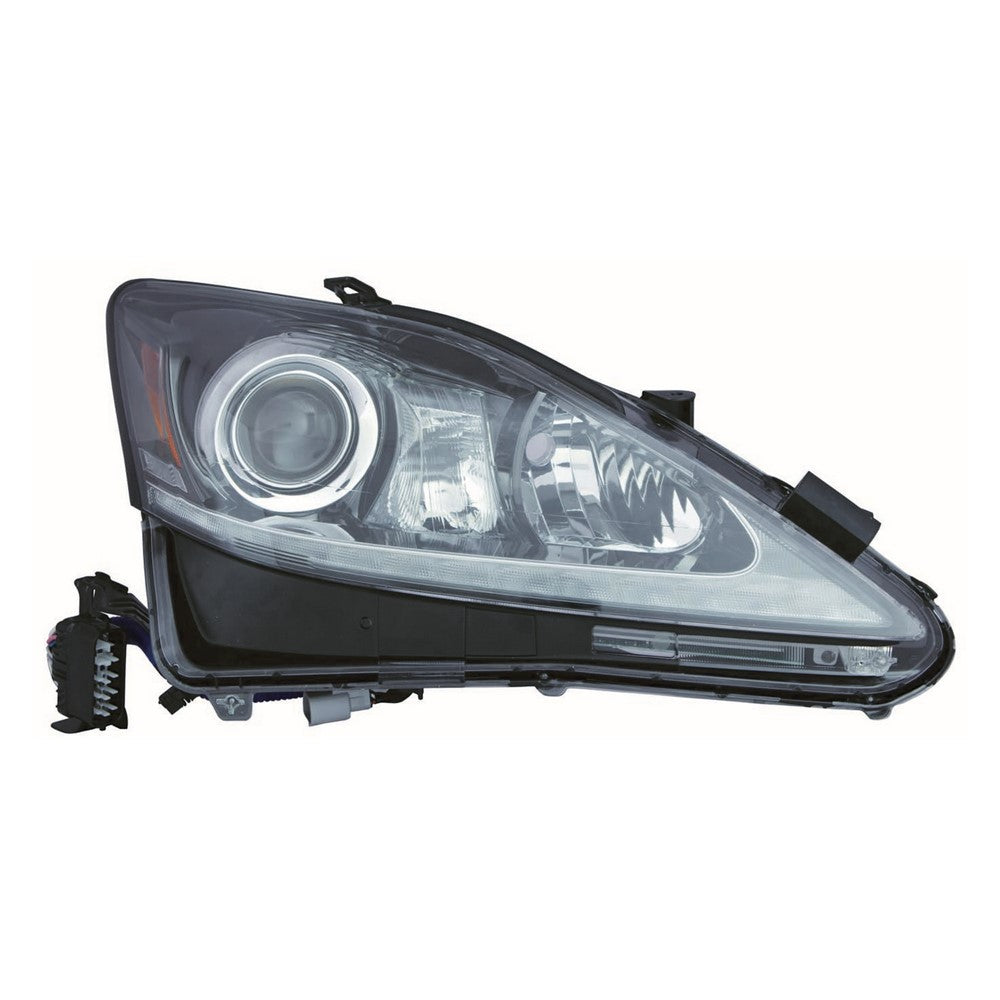Front Right Passenger Side Hid Headlight Lens And Housing 2012-2013 Lexus Is250, Is350