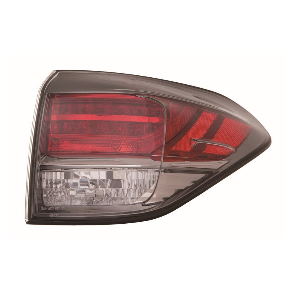 Rear Right Passenger Side Outer Tail Light Lens And Housing 2013-2015 Lexus Rx350, Rx450h