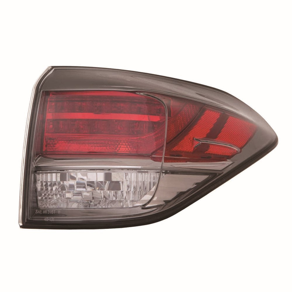 Rear Right Passenger Side Outer Tail Light Lens And Housing 2013-2015 Lexus Rx350, Rx450h