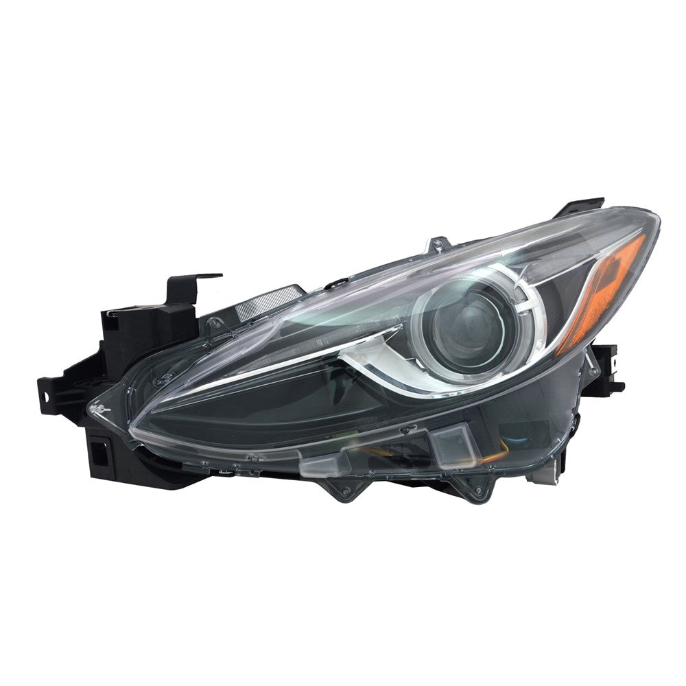 Front Left Driver Side Hid Headlight Lens And Housing 2014-2016 Mazda 3