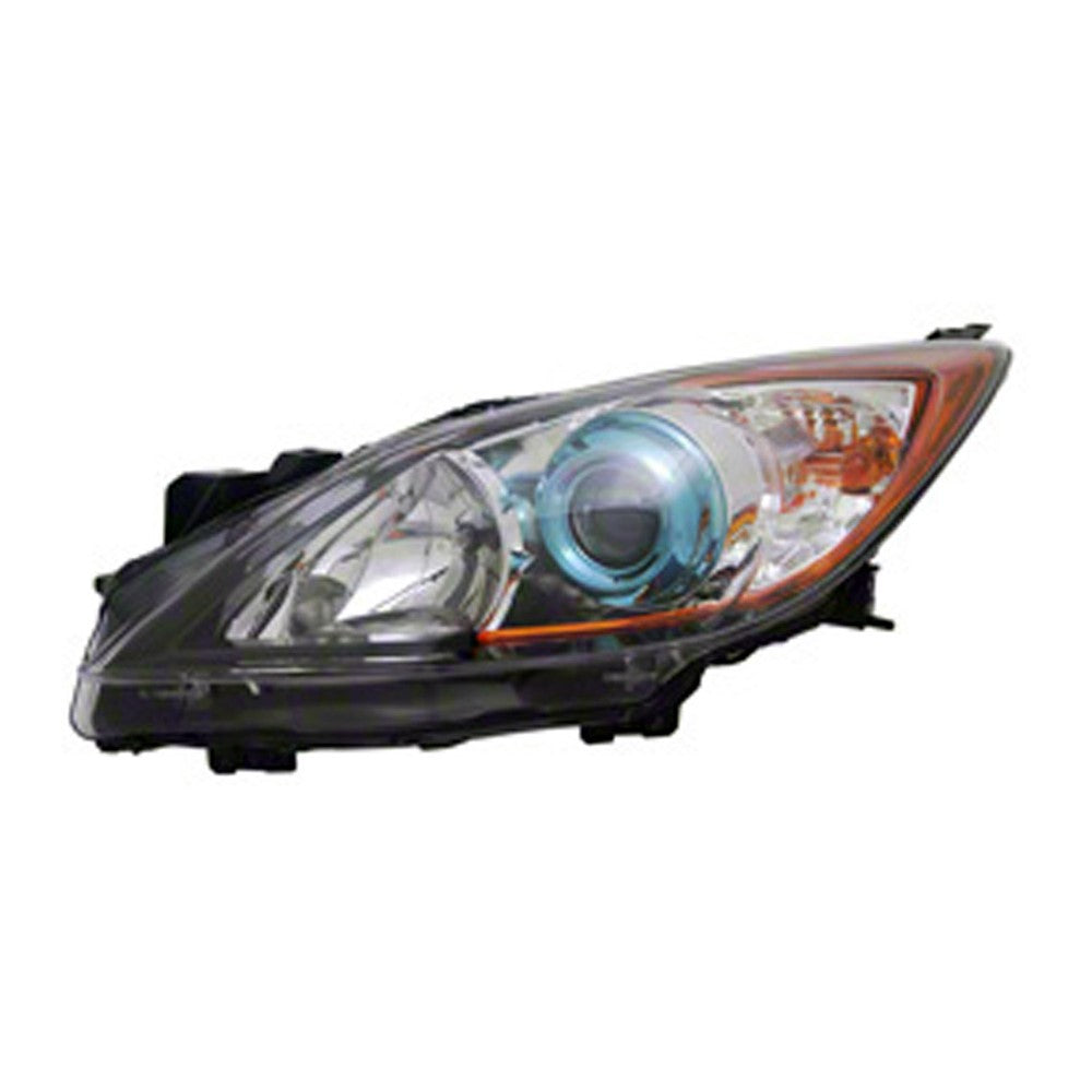 Front Right Passenger Side Halogen Headlight Lens And Housing 2012-2013 Mazda 3
