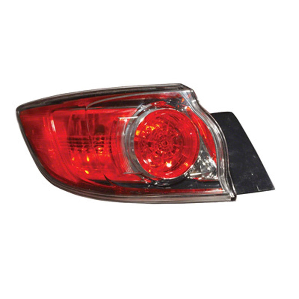 Rear Left Driver Side Outer Bulb Type Tail Light Assembly 2010-2013 Mazda 3