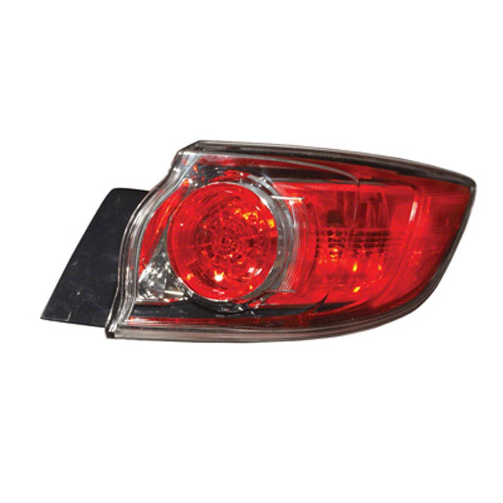 Rear Right Passenger Side Outer Bulb Type Tail Light Assembly 2010-2013 Mazda 3