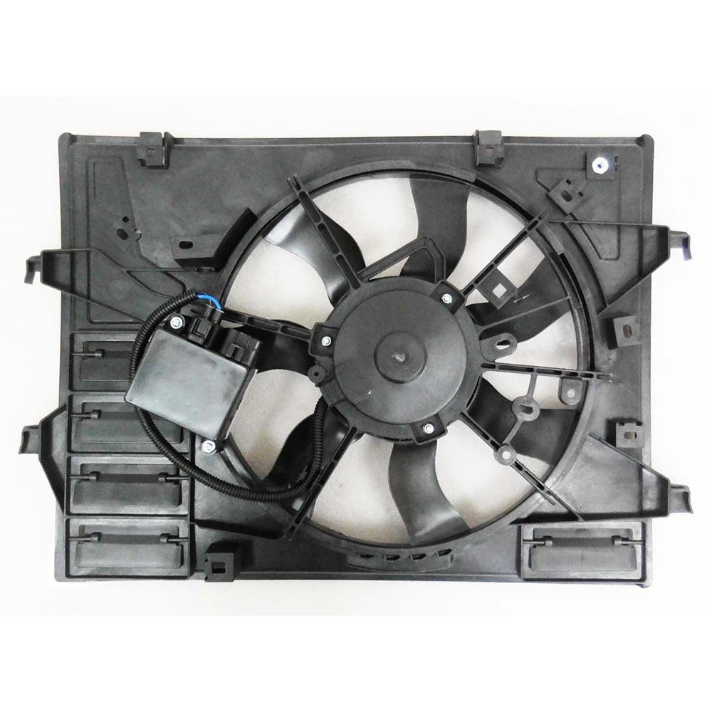 Radiator And Condenser Fan Assembly With One Big Fan 2016-2022 Mazda Mx-5 Miata