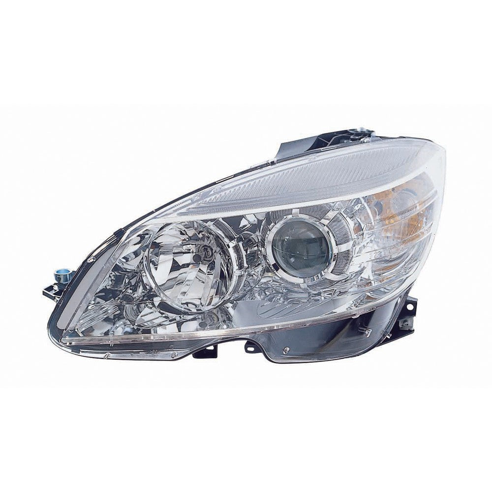 Front Left Driver Side Halogen Headlight Assembly 2008-2011 Mercedes-Benz C230, C300, C350, C63 Amg, C250