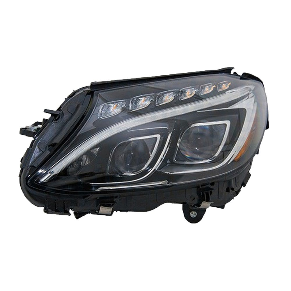 Front Left Driver Side Adaptive Led Headlight Lens And Housing 2015-2018 Mercedes-Benz C300, C400, C63 Amg, C63 Amg S, C350, C450 Amg, C43 Amg