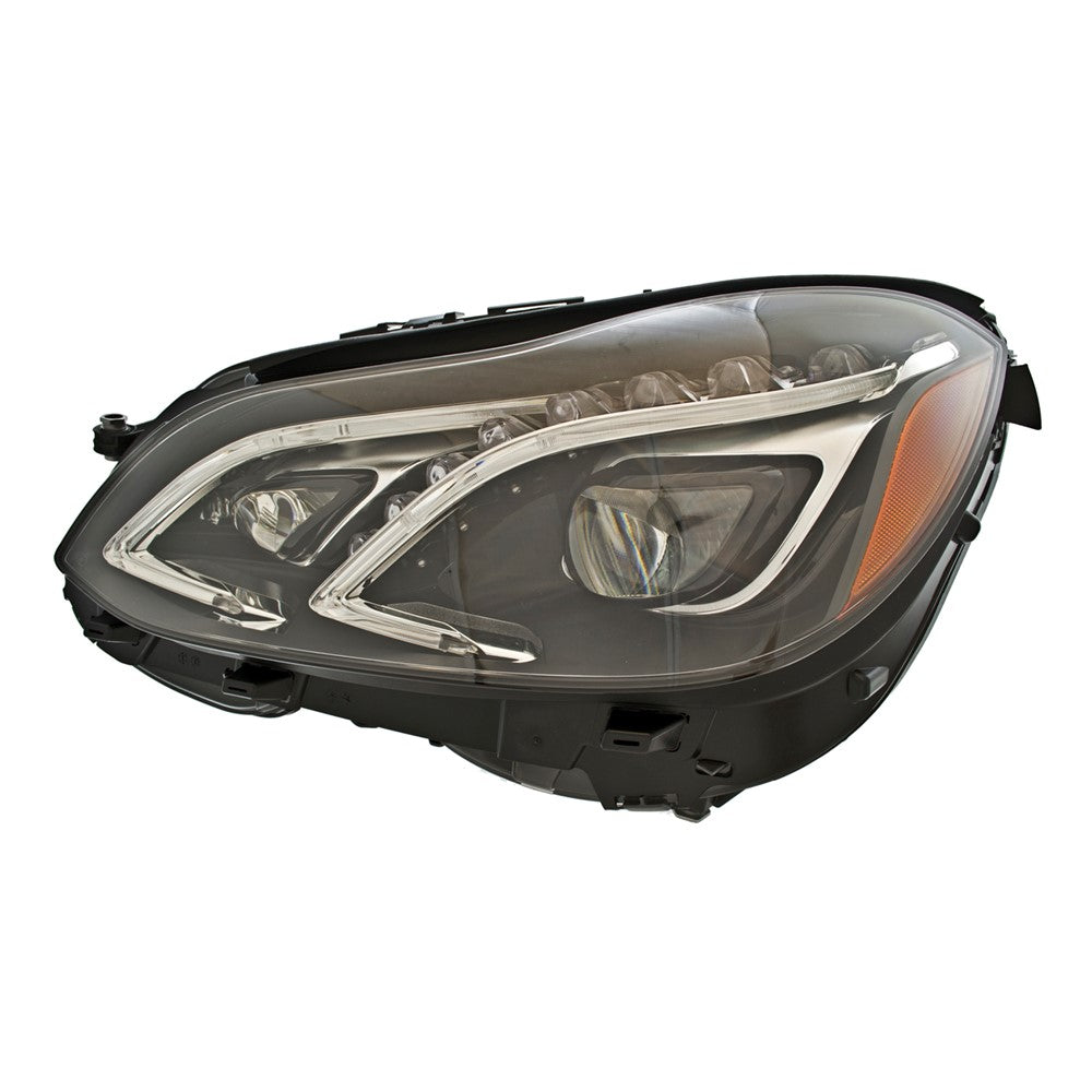 Front Left Driver Side Led Headlight Lens And Housing 2014-2016 Mercedes-Benz E250, E350, E400, E550, E63 Amg, E63 Amg S
