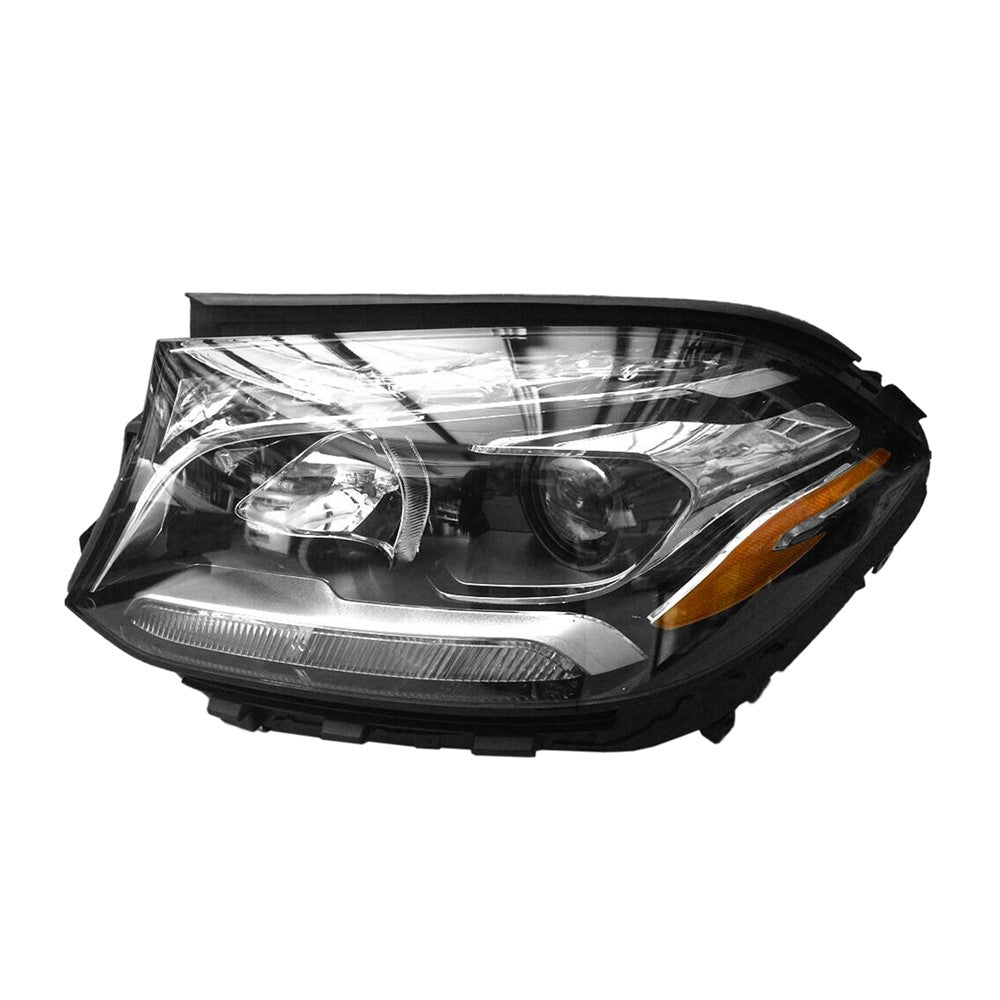 Front Left Driver Side Halogen Headlight Assembly 2017-2019 Mercedes-Benz Gls450, Gls550, Gls63 Amg