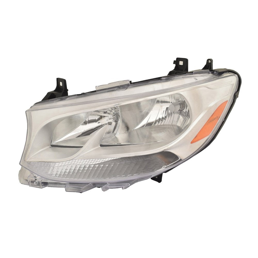 Front Left Driver Side Halogen Headlight Assembly 2019-2025 Mercedes-Benz Sprinter 2500, Sprinter 3500, Sprinter 4500, Sprinter 3500xd