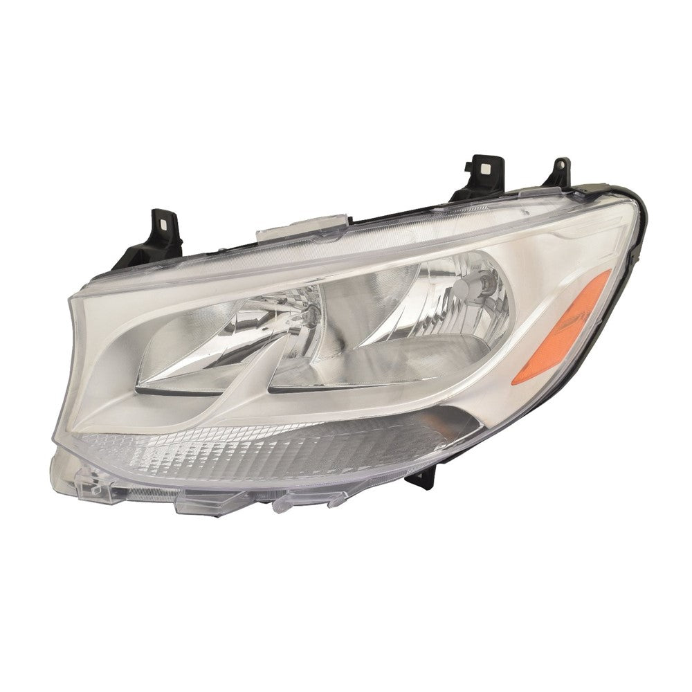 Front Left Driver Side Halogen Headlight Assembly 2019-2025 Mercedes-Benz Sprinter 2500, Sprinter 3500, Sprinter 4500, Sprinter 3500xd