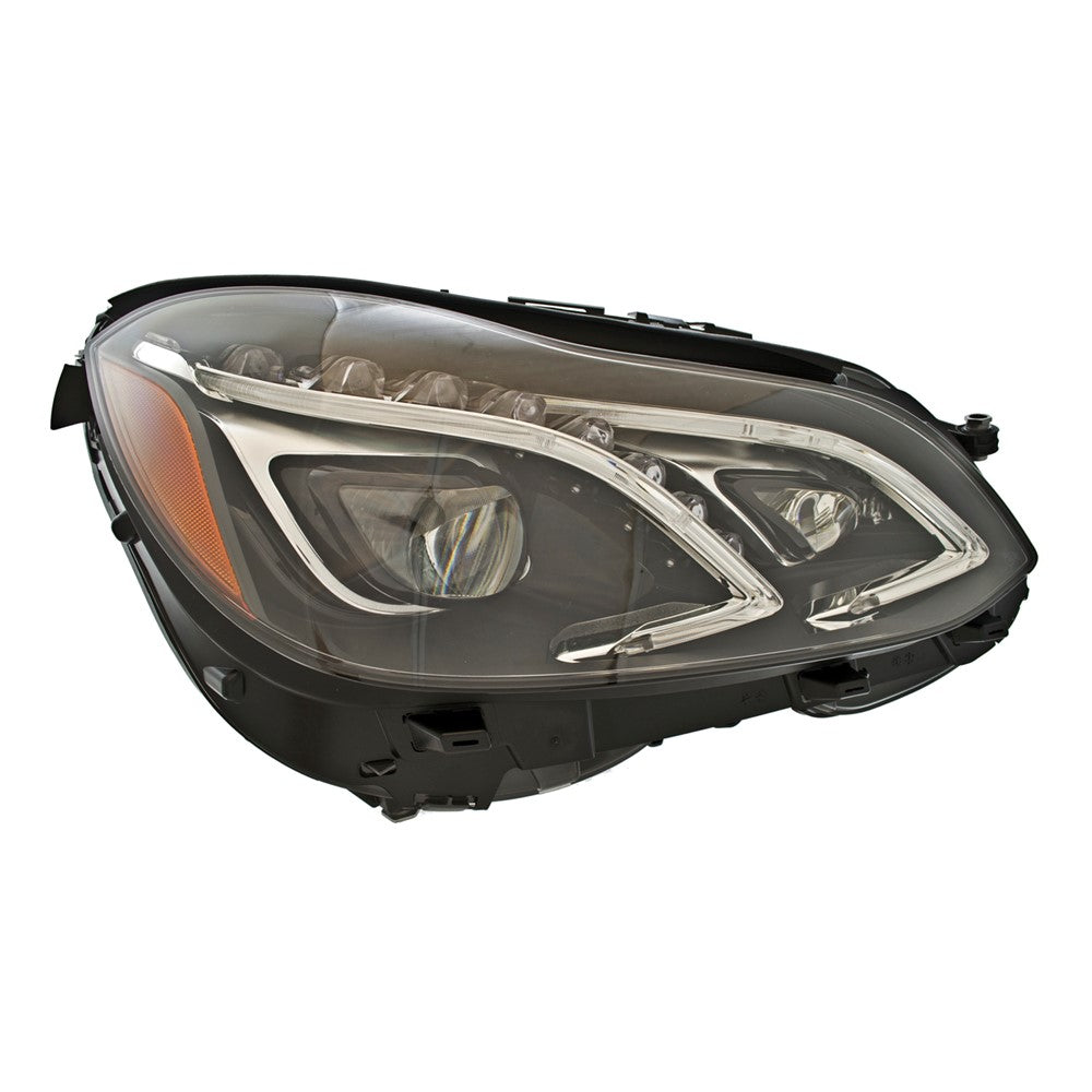 Front Right Passenger Side Led Headlight Lens And Housing 2014-2016 Mercedes-Benz E250, E350, E400, E550, E63 Amg, E63 Amg S