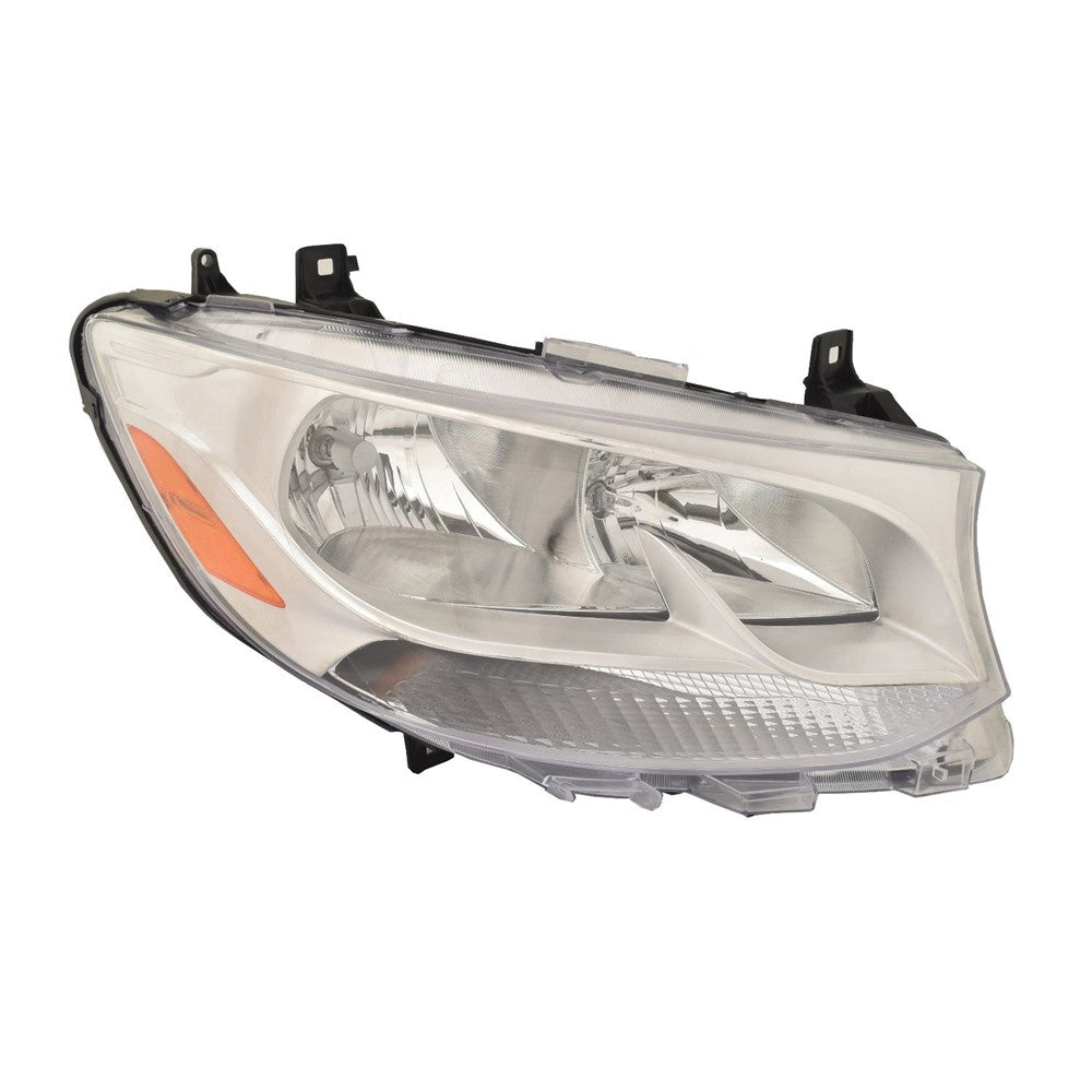 Front Right Passenger Side Halogen Headlight Assembly 2019-2025 Mercedes-Benz Sprinter 2500, Sprinter 3500, Sprinter 4500, Sprinter 3500xd