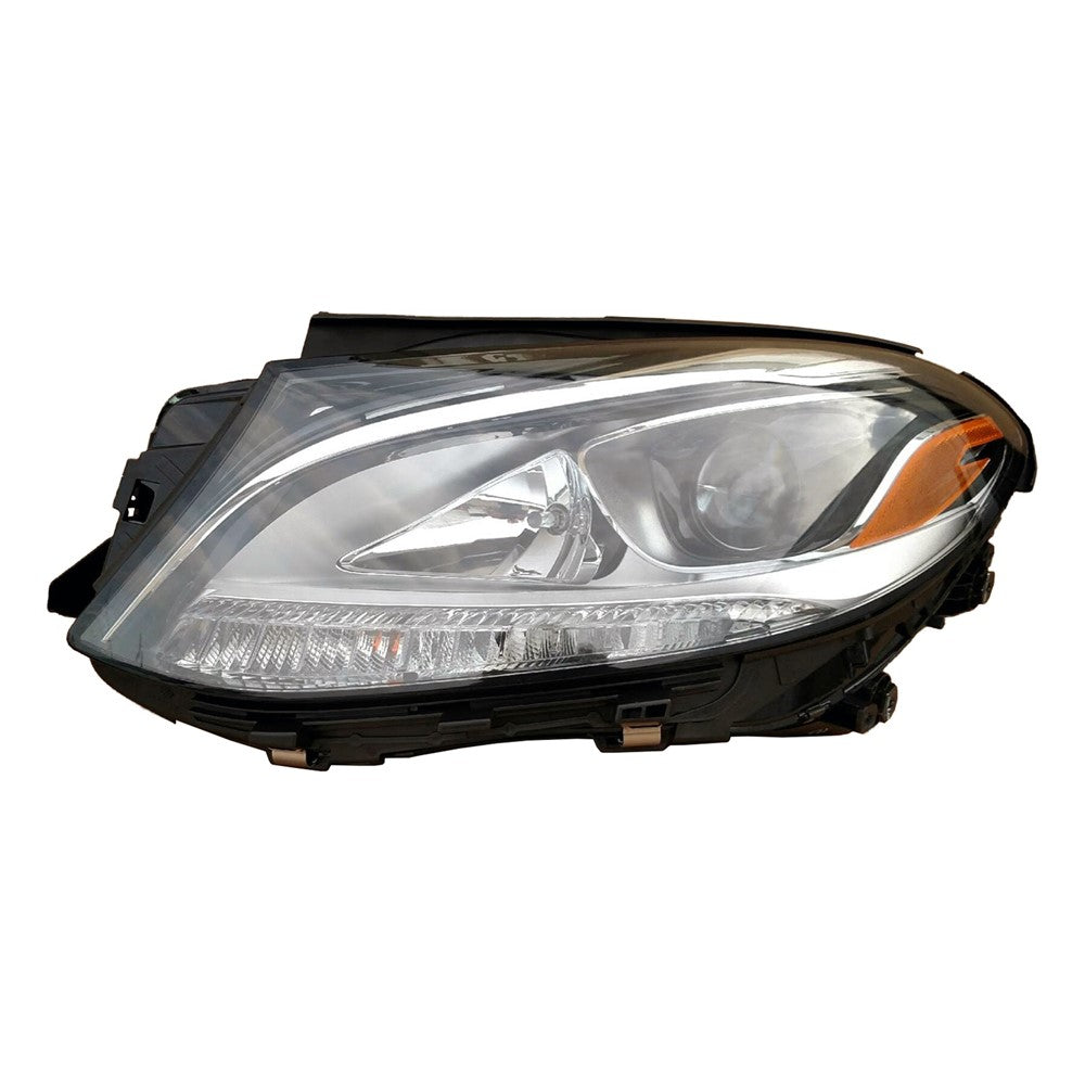 Front Left Driver Side Halogen Headlight Assembly 2016-2019 Mercedes-Benz Gle300d, Gle350, Gle400, Gle550, Gle550e, Gle63 Amg S, Gle43 Amg