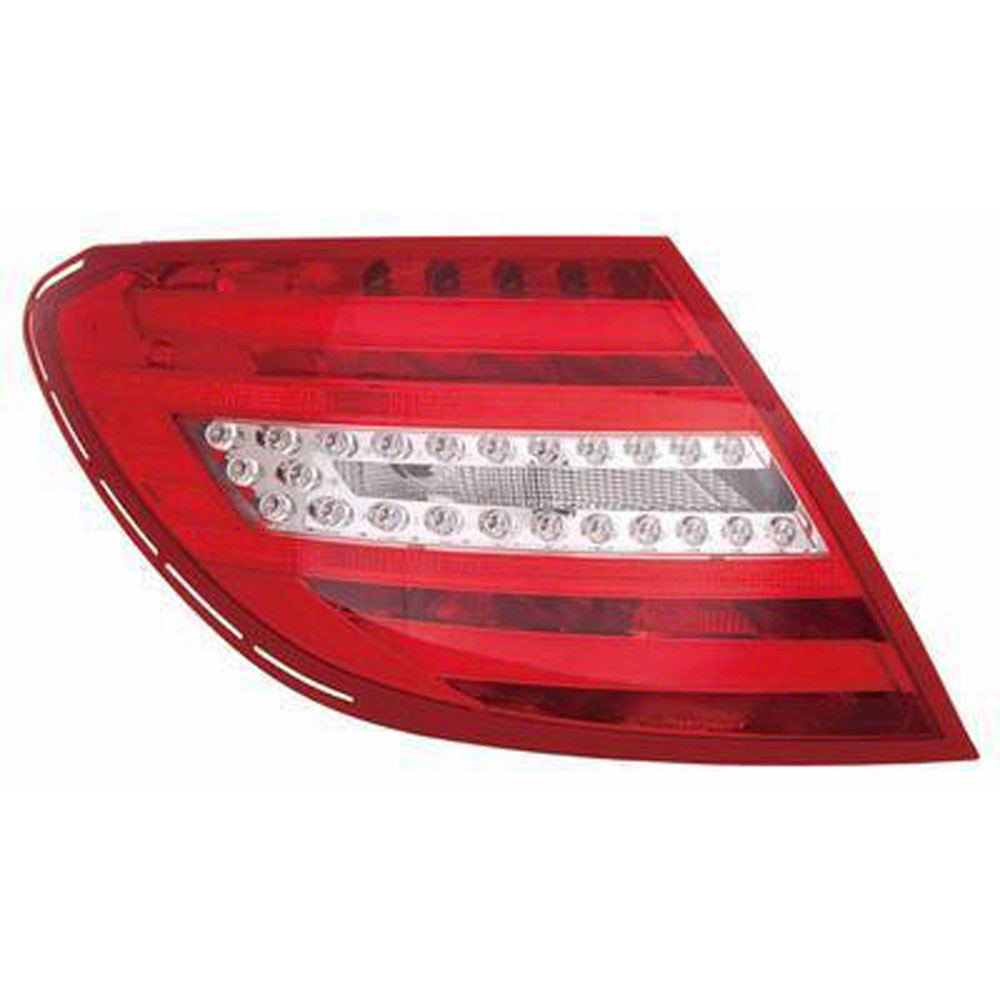 Rear Left Driver Side Led Style Tail Light Assembly 2012-2015 Mercedes-Benz C250, C300, C350, C63 Amg