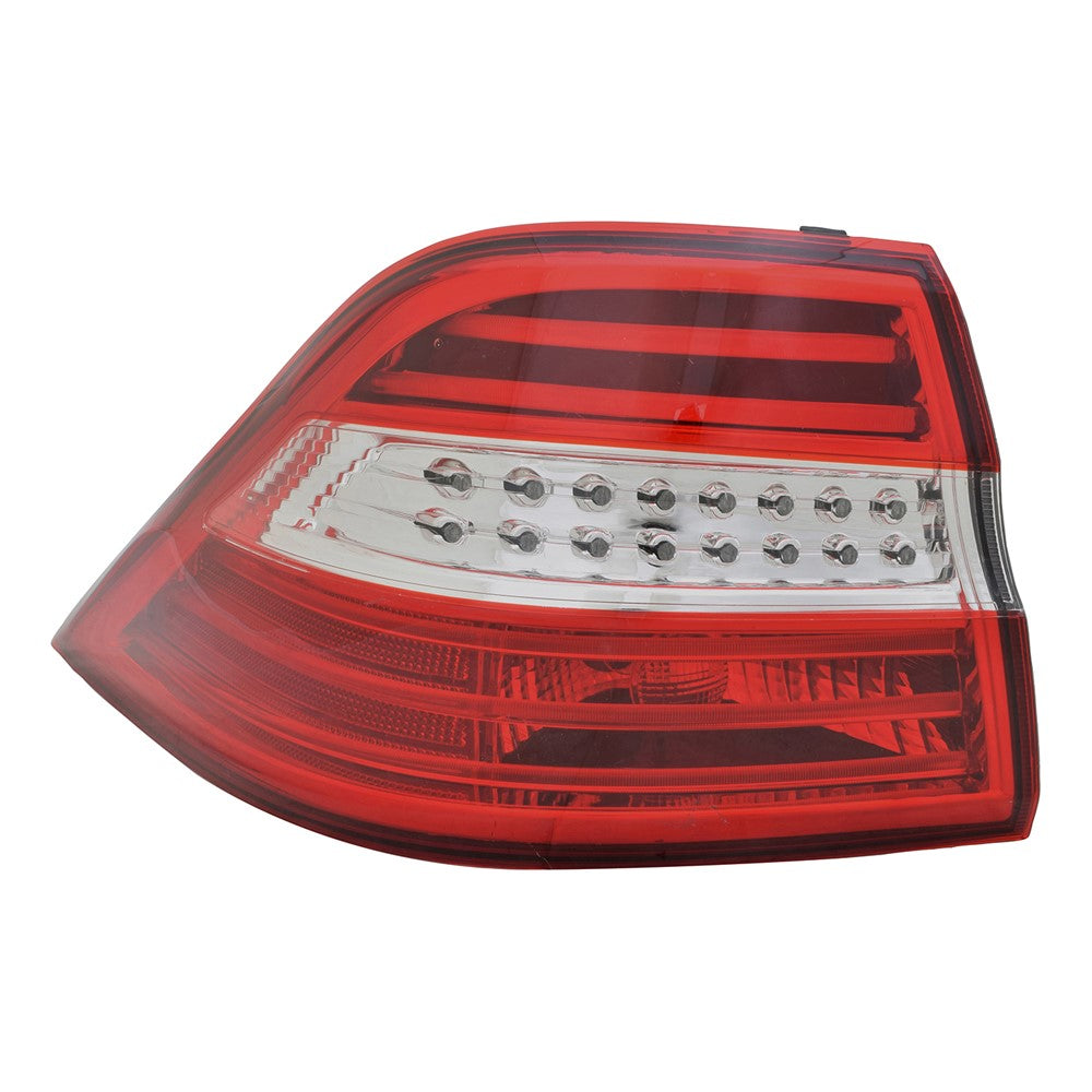 Rear Left Driver Side Outer Tail Light Assembly 2012-2015 Mercedes-Benz Ml350, Ml550, Ml63 Amg, Ml250, Ml400