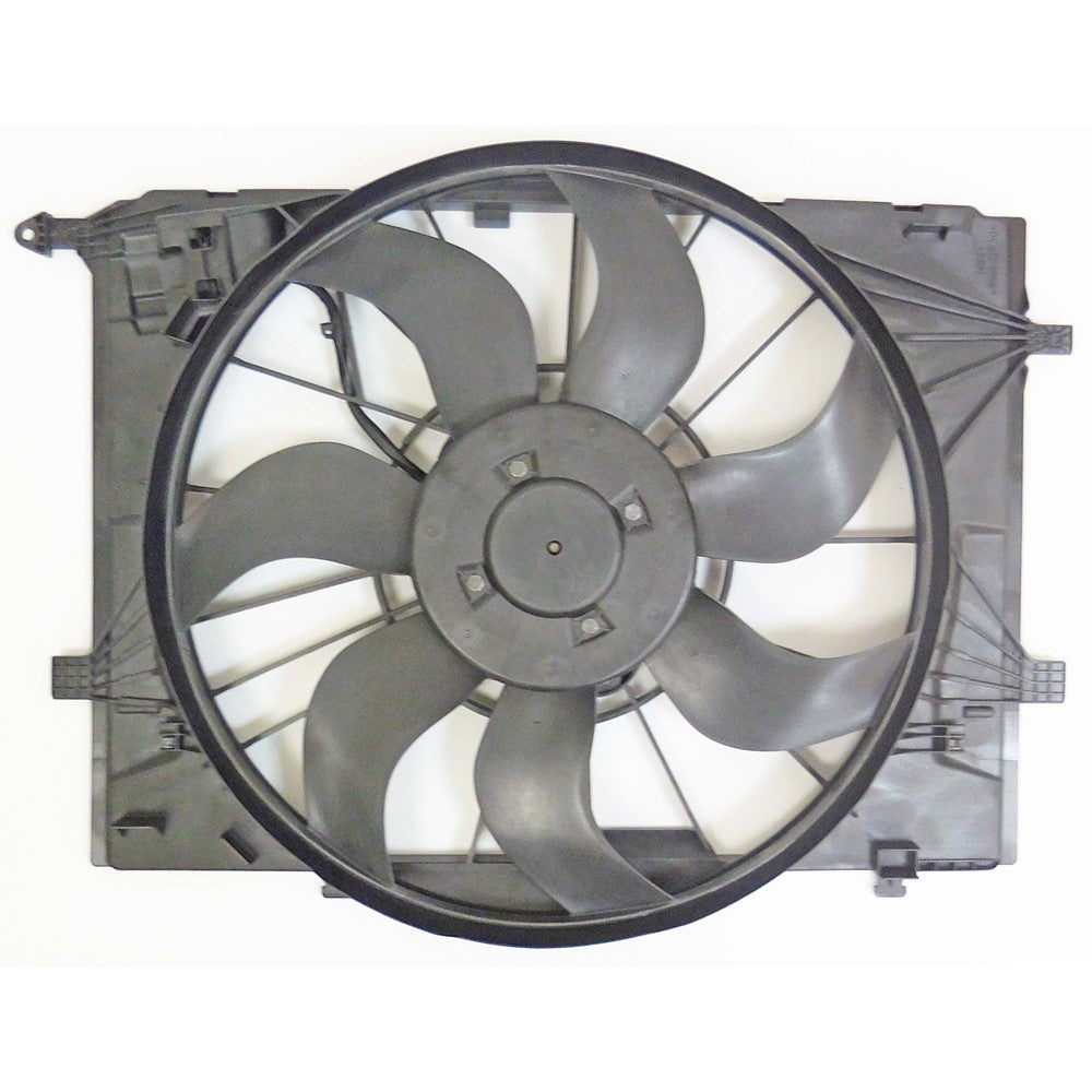 Radiator And Condenser Fan Assembly With One Big Fan 2016-2023 Mercedes-Benz C350, C450 Amg, C43 Amg