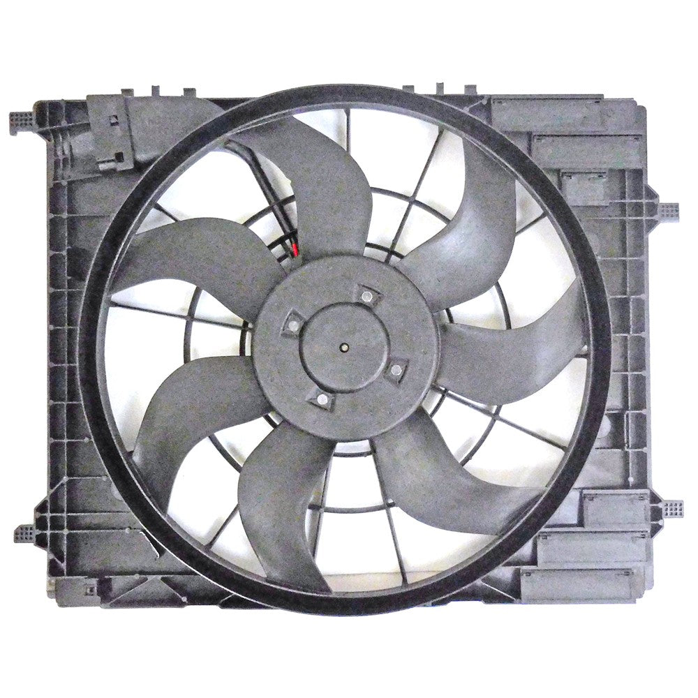 Radiator And Condenser Fan Assembly With One Big Fan 2019-2020 Mercedes-Benz G550, G63 Amg