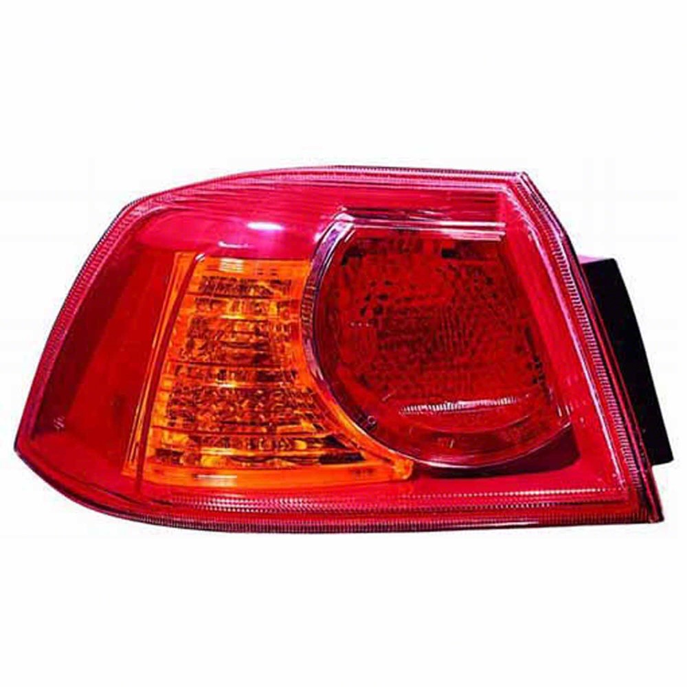 Rear Left Driver Side Outer Tail Light Assembly 2008-2009 Mitsubishi Lancer