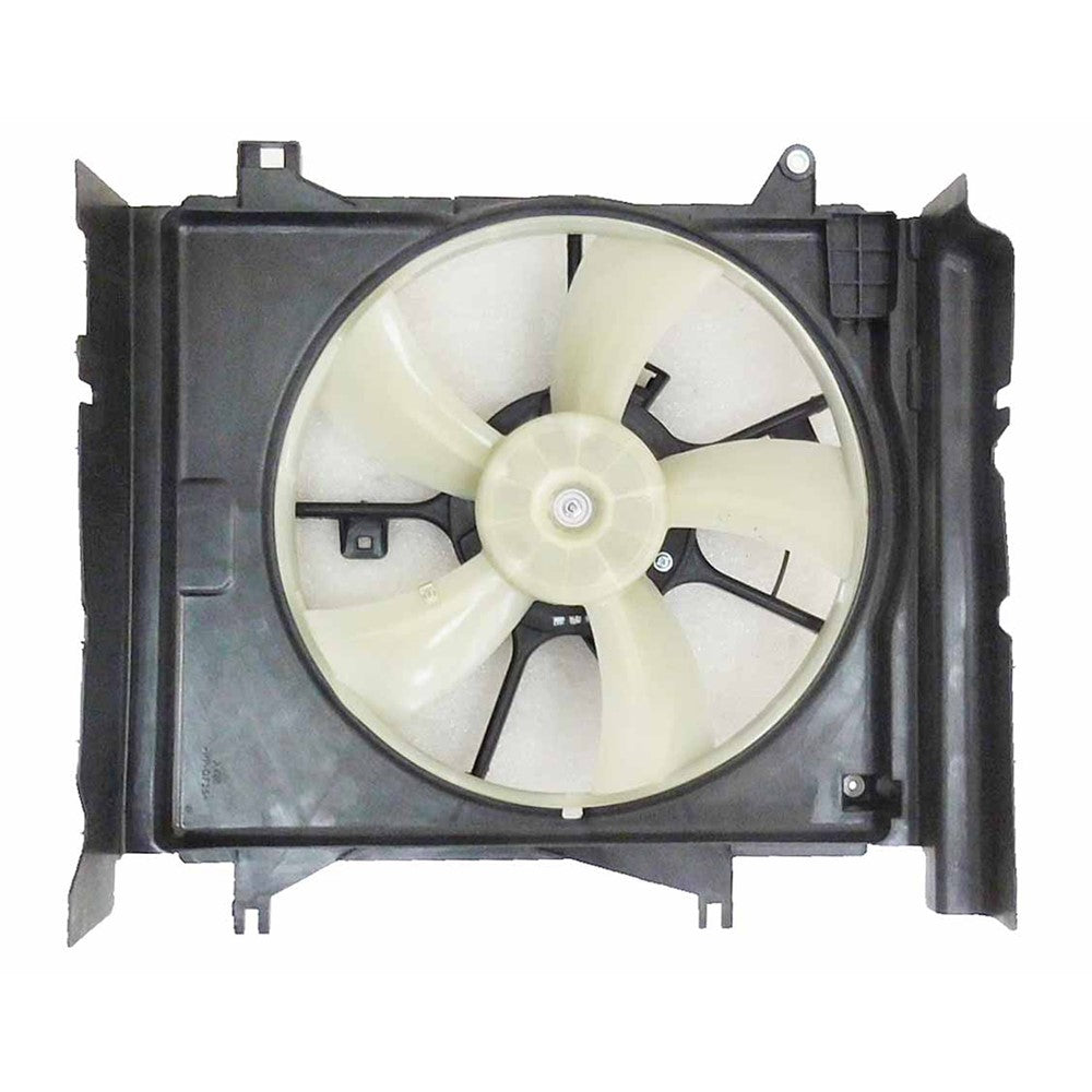 Radiator And Condenser Fan Assembly With One Big Fan 2017-2022 Mitsubishi Mirage G4, Mirage