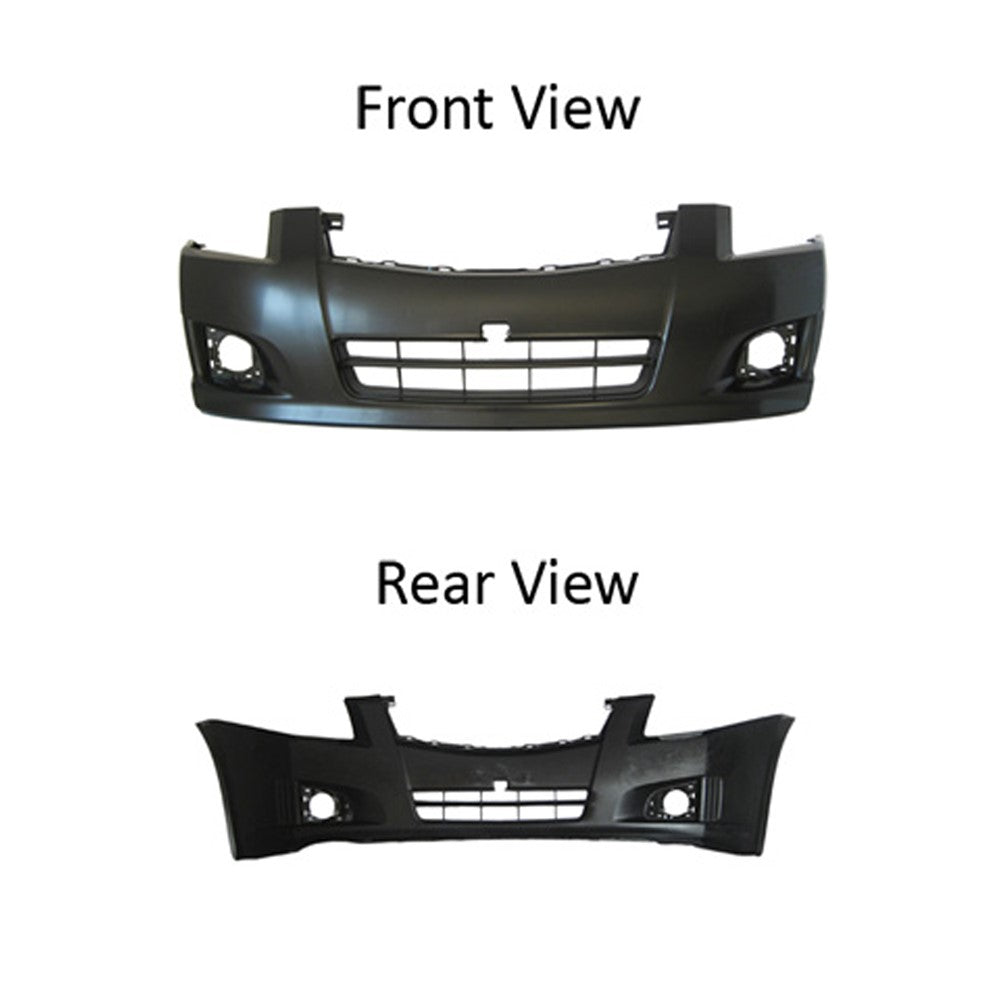 Front Bumper Cover 2009-2012 Nissan Sentra