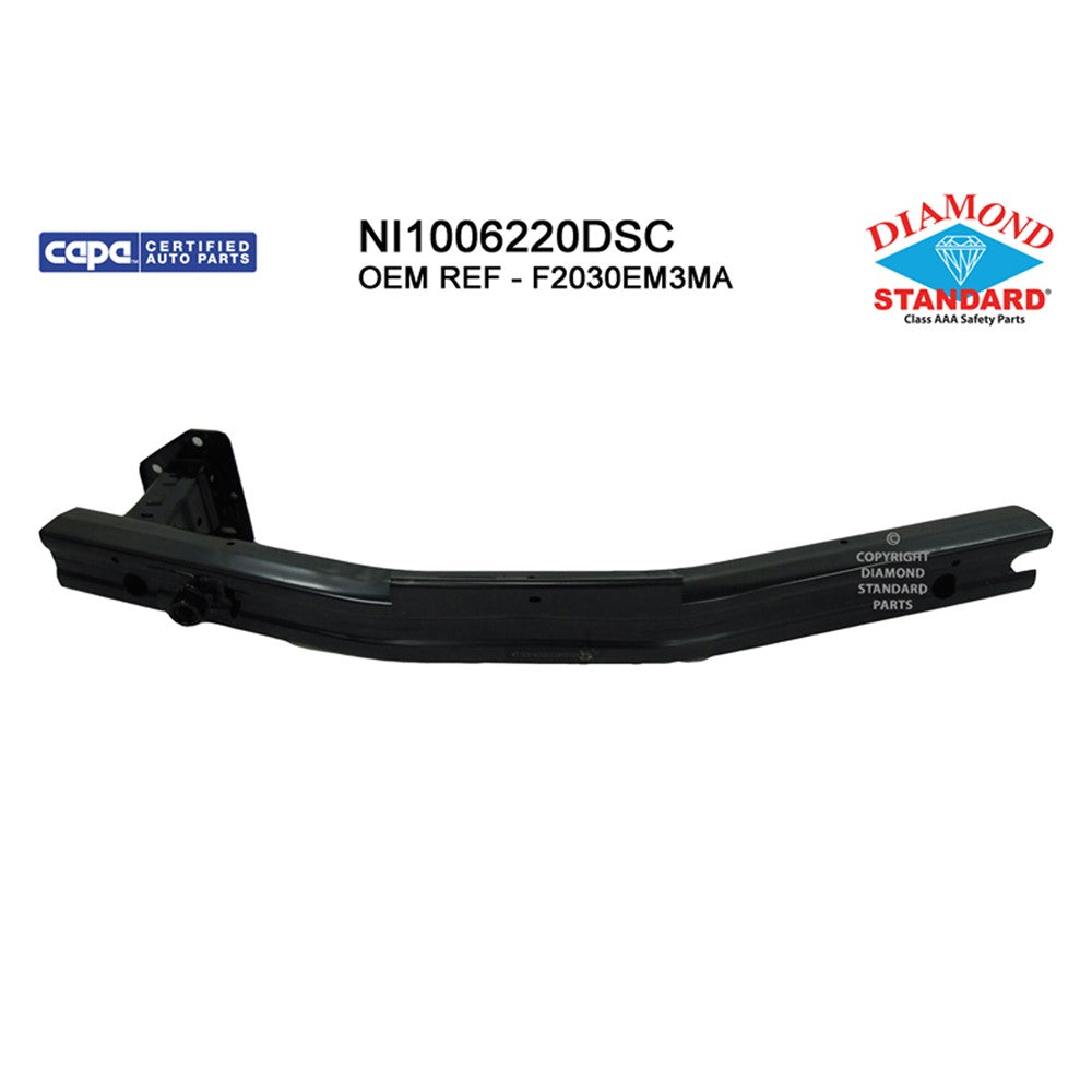 Front Left Front Bumper Impact Bar 2007-2012 Nissan Versa
