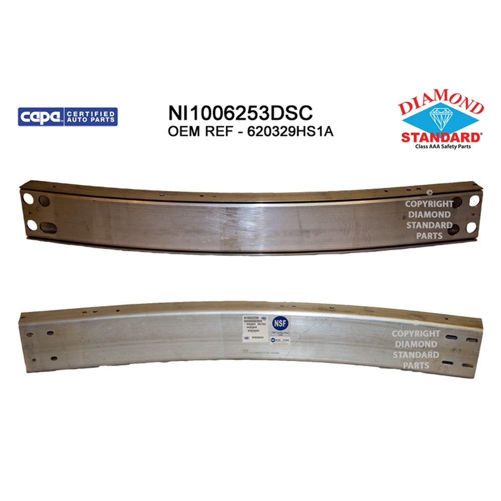 Front Bumper Impact Bar 2016-2018 Nissan Altima