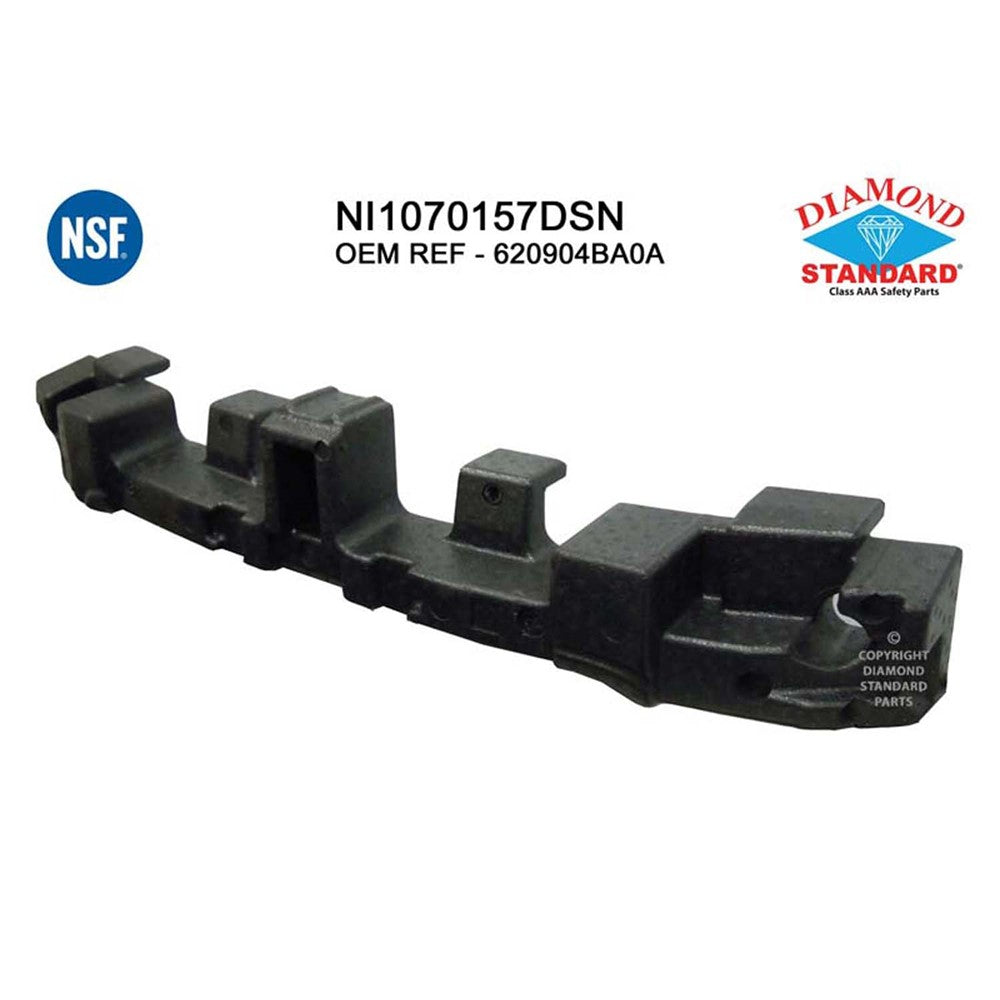 Front Bumper Impact Absorber 2014-2016 Nissan Rogue