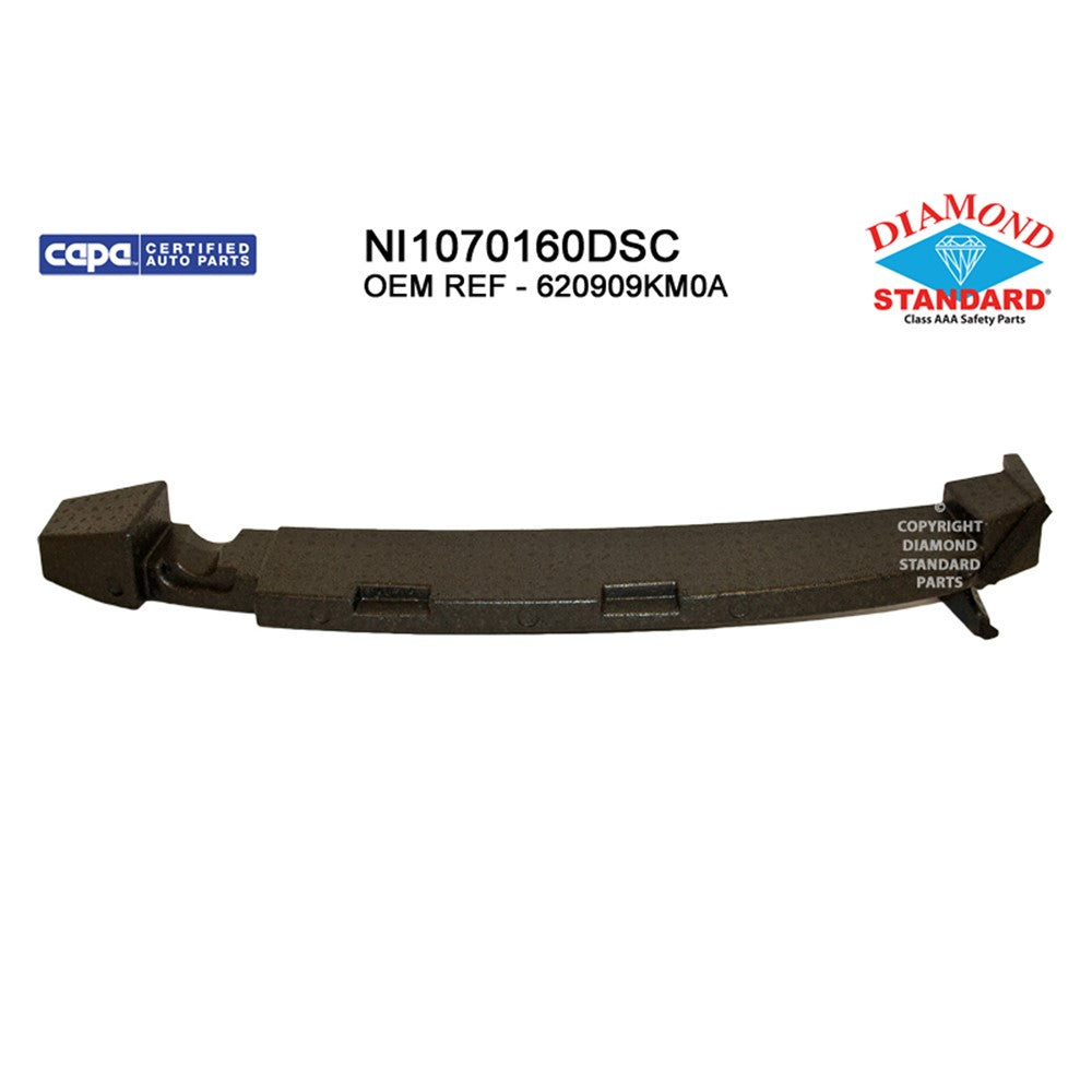 Front Bumper Impact Absorber 2015-2019 Nissan Versa