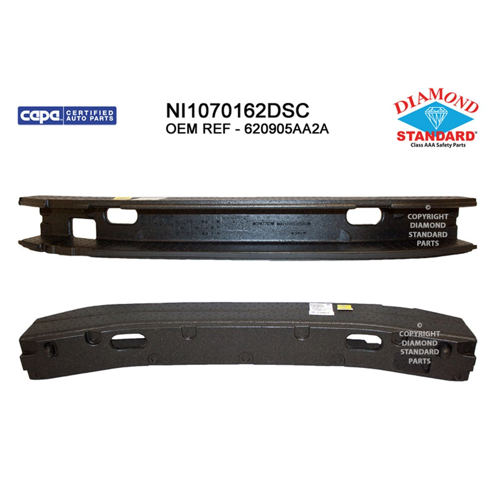Front Bumper Impact Absorber 2015-2018 Nissan Murano