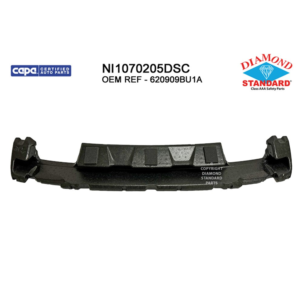 Front Lower Bumper Impact Absorber 2022-2024 Nissan Frontier