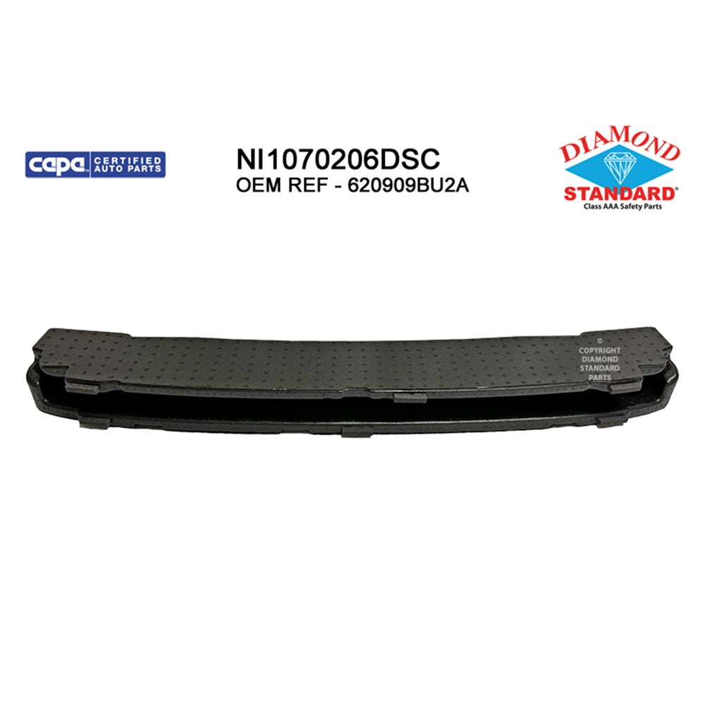 Front Upper Bumper Impact Absorber 2022-2024 Nissan Frontier