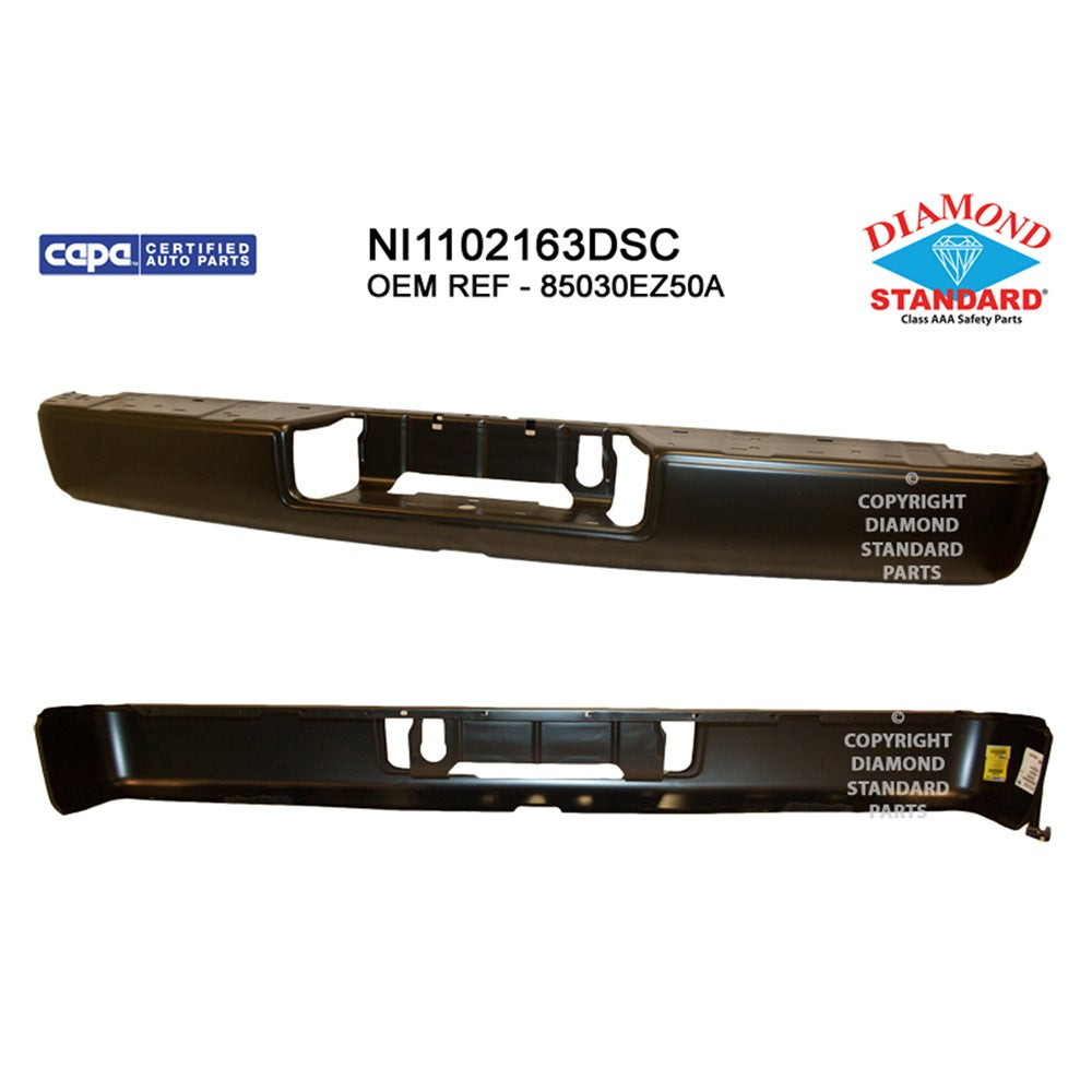 Rear Step Bumper Face Bar 2016-2019 Nissan Titan Xd, Titan