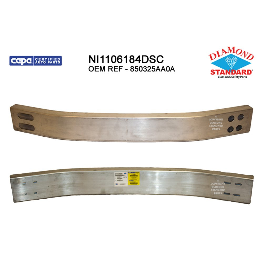 Rear Bumper Impact Bar 2015-2024 Nissan Murano