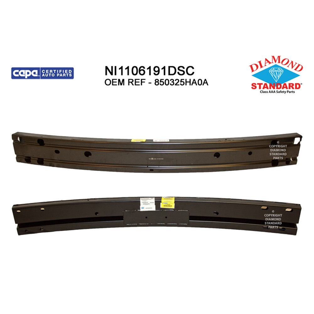 Rear Bumper Impact Bar 2015-2018 Nissan Rogue